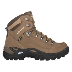 Lowa Wanderschuhe Renegade Mid Wide GTX (All-Terrain, Wasserdicht, Weit) Taupebraun Damen