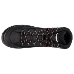 Lowa Wanderschuhe Renegade Mid GTX (All-Terrain, Nubukleder, Wasserdicht) Schwarz/rubinrot Herren -Lowa Store 310945209913 RENEGADE20GTX20MID 2023 top 1200x1200 1