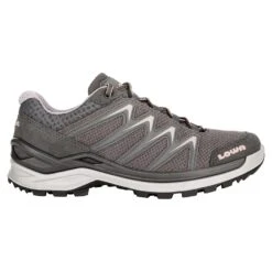 Lowa Wander-Travelschuhe Innox Pro Low GTX (All-Terrain, Synthetik/Textil, Wasserdicht) Anthrazit/rose Damen