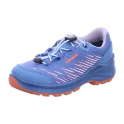 Lowa Wanderschuhe Zirrox Low GTX (Multifunktion, Wasserdicht) Skyblau/orange Kinder