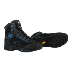 Lowa Wanderschuhe Camino GTX (Trekking, Wasserdicht) Schwarz/blau Herren