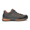 Lowa Wanderschuhe Delago Low GTX (Trekking, Spaltleder, Wasserdicht) Anthrazitgrau/flame Herren