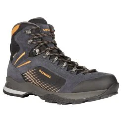 Lowa Wanderschuhe Vigo GTX (Trekking, Spaltleder-Textil, Wassderdicht) Navyblau/orange Herren -Lowa Store Lowa 210708 6910 VIGO20GTX 2021 Schuh202 1191x1191 1