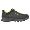 Lowa Wander-Travelschuhe Explorer Low GTX (Veloursleder, Wasserdicht) Anthrazitgrau/limone Herren