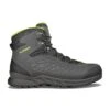 Lowa Wanderschuhe Explorer II Mid GTX (Trekking, Travel, Wasserdicht) Anthrazitgrau/limone Herren