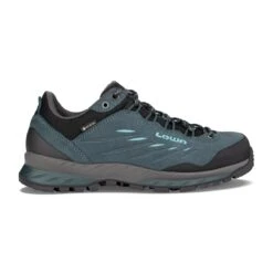 Lowa Wanderschuhe Delago GTX Low (Trekking, Spaltleder-Textil, Wasserdicht) Petrol/aquamarin Damen