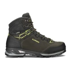 Lowa Wanderschuhe Lady Light GTX (Trekking, Nubukleder, Wasserdicht) Schieferbraun/kiwi Damen