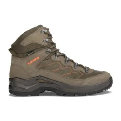 Lowa Wanderschuhe Taurus Pro Mid GTX (All Terrain, Veloursleder, Wasserdicht) Braun Herren