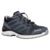 Lowa Wanderschuhe Maddox Low GTX (Multifunktion, Textil/Synthetik, Wasserdicht) Stahlblau Herren
