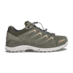 Lowa Wanderschuhe Maddox Low GTX (Multifunktion, Textil/Synthetik, Wasserdicht) Olivgrün/mango Herren