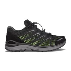 Lowa Wanderschuhe Maddox Low GTX (Multifunktion, Textil/Synthetik, Wasserdicht) Schwarz/limone Herren