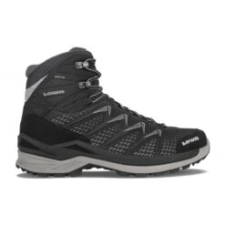 Lowa Wander-Travelschuhe Innox Pro Mid GTX (All-Terrain, Synthetik/Textil, Wasserdicht) Schwarz/grau Herren
