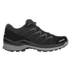 Lowa Wander-Travelschuhe Innox Pro Low GTX (All-Terrain, Synthetik/Textil, Wasserdicht) Schwarz/grau Herren