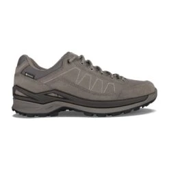 Lowa Wander-Travelschuhe Toro Pro Low GTX (Velours-Nubukleder, Wasserdicht) Steinbraun Herren