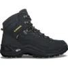 Lowa Wanderschuhe Renegade Mid GTX (All-Terrain, Nubukleder, Wasserdicht) Anthrazitgrau/senf Herren