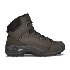Lowa Wanderschuhe Renegade Mid GTX (All-Terrain, Nubukleder, Wasserdicht) Dunkelbraun/schwarz Herren