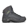 Lowa Wanderschuhe Renegade Mid GTX (All-Terrain, Nubukleder, Wasserdicht) Dunkelblau/limone Herren