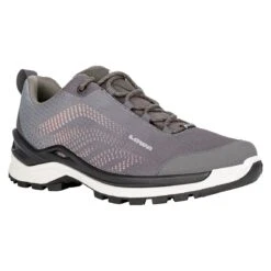 Lowa Wanderschuhe Zirrox Low GTX (Multifunktion, Wasserdicht) Stahlblau/mandarin Damen