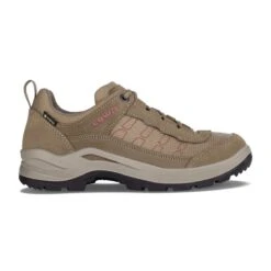 Lowa Wanderschuhe Taurus Pro Low GTX (Veloursleder, Wasserdicht) Taupebraun/terra Damen