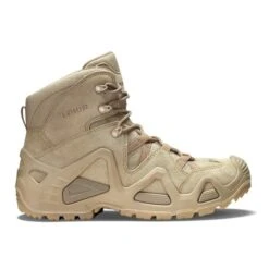 Lowa Military-Stiefel Arbeitsschuhe Zephyr Mid TF (Veloursleder) Desertbraun Damen