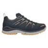 Lowa Wanderschuhe Innox Evo Low GTX (Outdoor-Fitness, Mikrofaser, Wassderdicht) Stahlblau/mandarine Damen