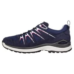 Lowa Wanderschuhe Innox Evo Low GTX (Outdoor-Fitness, Mikrofaser, Wassderdicht) Navyblau/pink Damen -Lowa Store Lowa 320616206924 INNOX20EVO20GTX20LO20Ws 2021 Schuh203 1105x1105 1