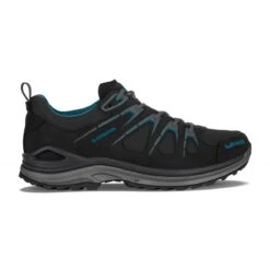 Lowa Wanderschuhe Innox Evo Low GTX (Outdoor-Fitness, Mikrofaser, Wassderdicht) Schwarz/petrol Damen