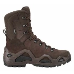 Lowa Military-Stiefel Arbeitsschuhe Z-8S GTX C (Veloursleder, Wasserdicht) Dunkelbraun Damen