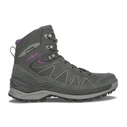 Lowa Alltag-Travelschuhe Toro Evo Mid GTX ( Wasserdicht) Anthrazitgrau/aubergine Damen