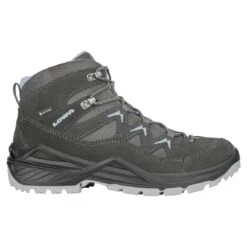 Lowa Wanderschuhe Sirkos Evo Mid GTX (wasserdicht) Anthrazitgrau/eisblau Damen
