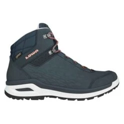 Lowa Alltags-Travelschuhe Locarno QC GTX (wasserdicht) Navyblau/mandarine Damen