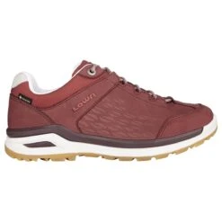 Lowa Wander-Travelschuhe Locarno Low GTX (All-Terrain, Nubukleder, Wasserdicht) Rotholz/rose Damen -Lowa Store Lowa 320817 3045 LOCARNO GTX LO 2023 Schuh203 1200x1200 1