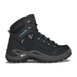 Lowa Wanderschuhe Renegade Mid Wide GTX (All-Terrain, Wasserdicht, Weit/breit) Asphaltgrau Damen