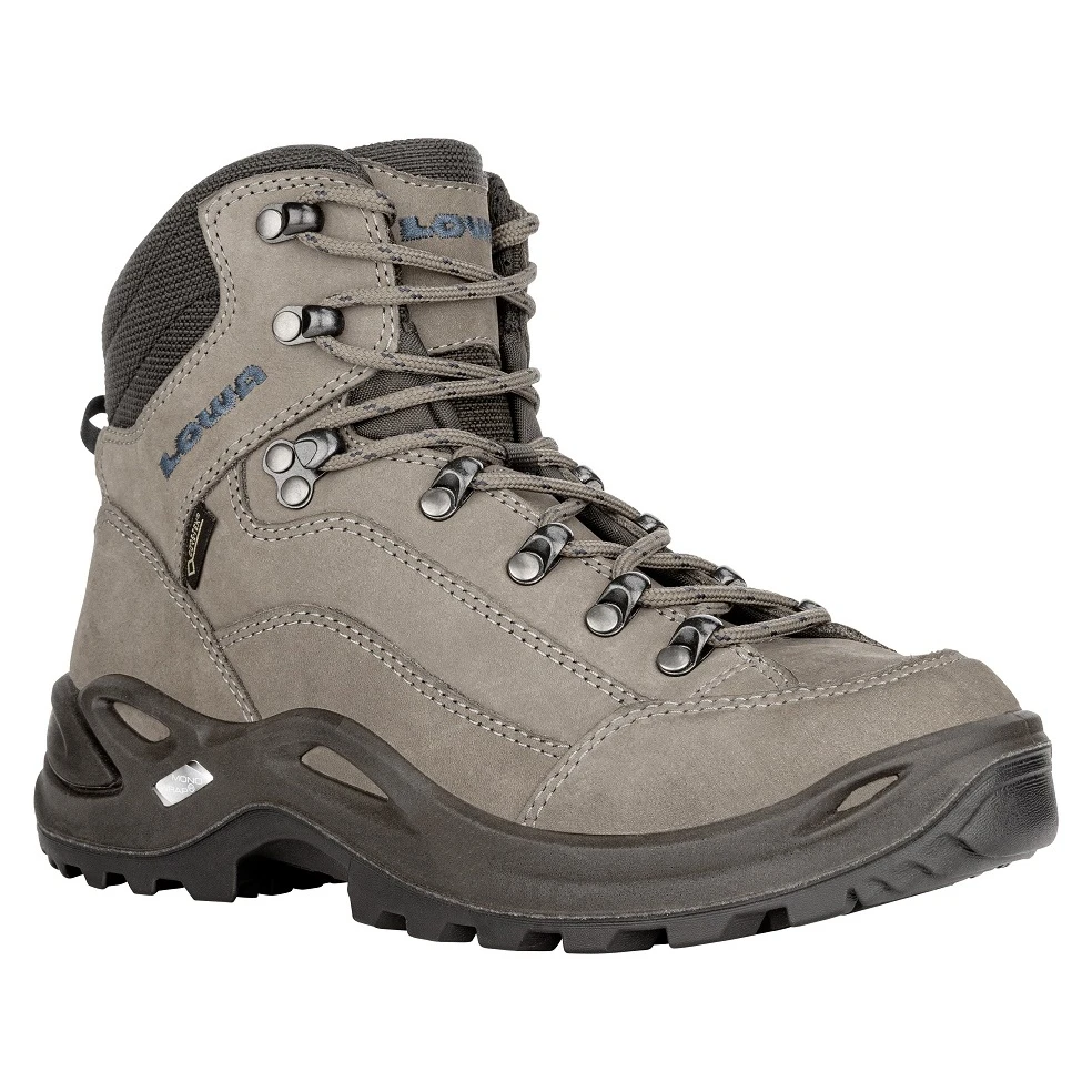 Lowa Wanderschuhe Renegade MID GTX (All-Terrain, Nubukleder, Wasserdicht) Steinbraun/blau Damen 3 Lowa Wanderschuhe Renegade MID GTX (All-Terrain, Nubukleder, Wasserdicht) Steinbraun/blau Damen – Bild 3