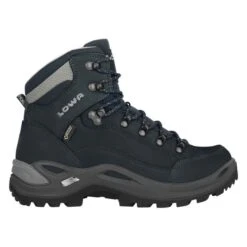 Lowa Wanderschuhe Renegade Mid GTX (All-Terrain, Nubukleder, Wasserdicht) Navyblau/grau Damen