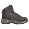 Lowa Wanderschuhe Renegade Mid GTX (All-Terrain, Nubukleder, Wasserdicht) Schiefergrau/brombeere Damen