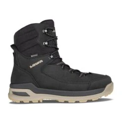 Lowa Winterstiefel Ottawa GTX (Veloursleder, Wasserdicht) Schwarz/beige Herren