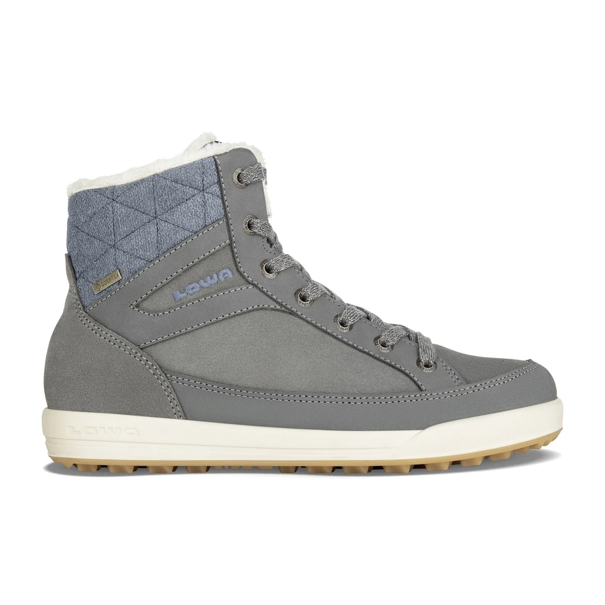 Lowa Winterschuhe Casara Mid GTX (Veloursleder, Wasserdicht) Grau/jeans Damen 1 Lowa Winterschuhe Casara Mid GTX (Veloursleder, Wasserdicht) Grau/jeans Damen