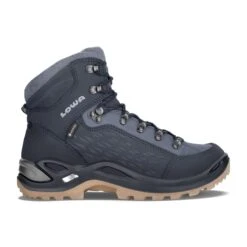 Lowa Wanderschuhe Renegade Warm Mid GTX (Winter-All-Terrain, Wasserdicht) Navyblau/eisblau Damen