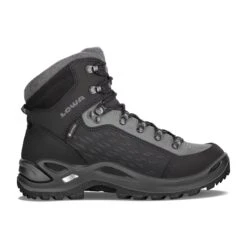 Lowa Wanderschuhe Renegade Warm Mid GTX (Winter-All-Terrain, Wasserdicht) Schwarz/grau Damen