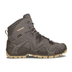 Lowa Military-Stiefel Arbeitsschuhe Zephyr Mid GTX (Veloursleder, Wasserdicht) Schilfbraun Herren