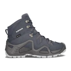Lowa Military-Stiefel Arbeitsschuhe Zephyr Mid GTX (Veloursleder, Wasserdicht) Stahlblau Damen