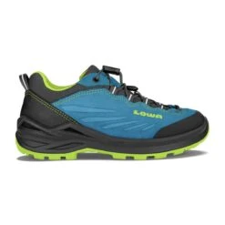 Lowa Wanderschuhe Delago Low GTX SL (Multifunktion, Wasserdicht) Türkisblau/limone Kinder