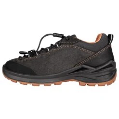 Lowa Wanderschuhe Delago Low GTX SL (Multifunktion, Wasserdicht) Anthrazitgrau/orange Kinder -Lowa Store Lowa 640066 9720 DELAGO GTX LO JUNIOR SL 2023 Schuh205 1200x1200 1