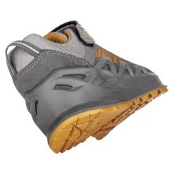 Lowa Wanderschuhe Merger GTX Junior Velcro (Multifunktion, Wasserdicht, Klett­ver­schluss) Graphitgrau/mango Kinder -Lowa Store Lowa 640435 7938 MERGER GTX JUNIOR VCR 2023 Schuh201 824x824 2