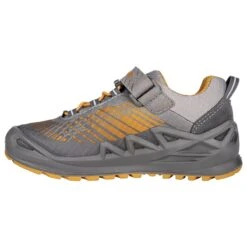 Lowa Wanderschuhe Merger GTX Junior Velcro (Multifunktion, Wasserdicht, Klett­ver­schluss) Graphitgrau/mango Kleinkinder -Lowa Store Lowa 640435 7938 MERGER GTX JUNIOR VCR 2023 Schuh205 1200x1200 1