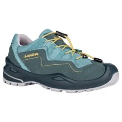Lowa Multifunktionsschuhe Robin EVO GTX Low (wasserdicht, Veloursleder) Petrol/curry Kinder -Lowa Store Lowa 640711 7464 ROBIN EVO GTX LO 2023 Schuh204 1200x1200 1