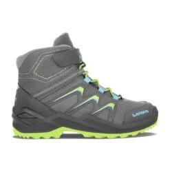 Lowa Winterschuhe Maddox Warm GTX Kid (wasserdicht) Graphitgrau/limone Kinder