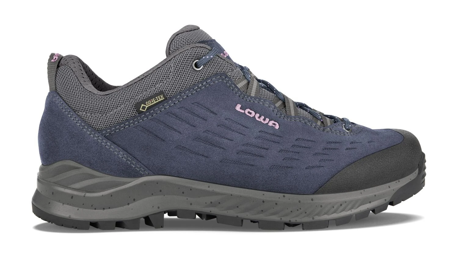 Lowa Explorer GTX Lo Ws Wide Trekkingschuhe (navy/lila) 1 Lowa Explorer GTX Lo Ws Wide Trekkingschuhe (navy/lila)