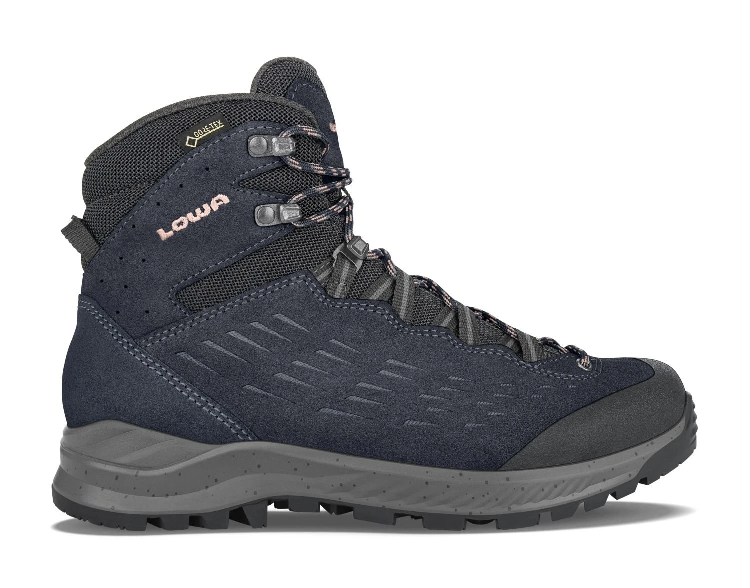 Lowa Explorer GTX Mid Ws Wide Trekkingschuhe (navy/rose)